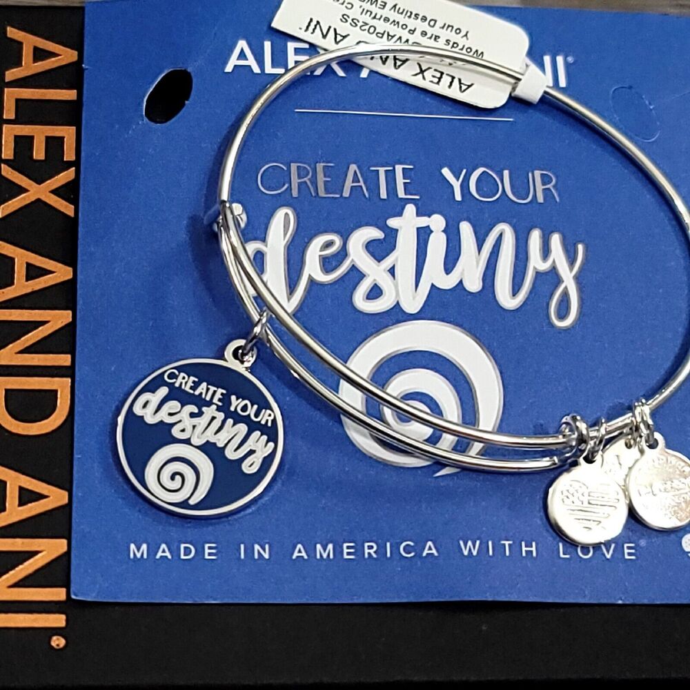 Alex And Ani Create Your Own Destiny Charm Bracelet